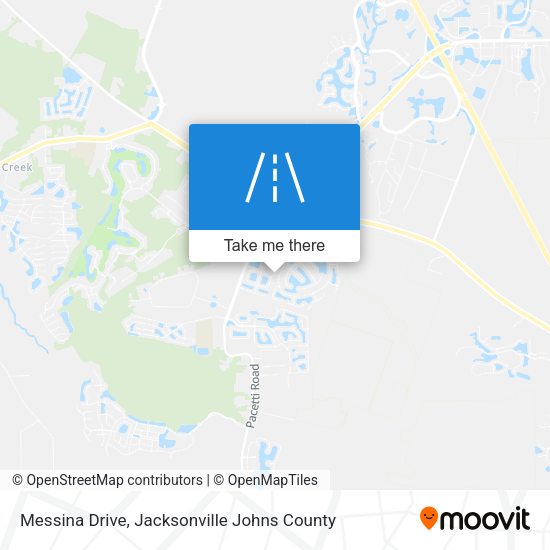 Messina Drive map