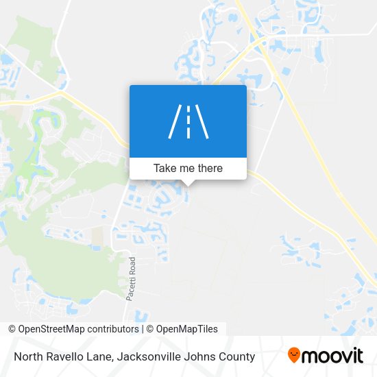 North Ravello Lane map