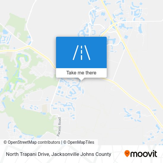 North Trapani Drive map