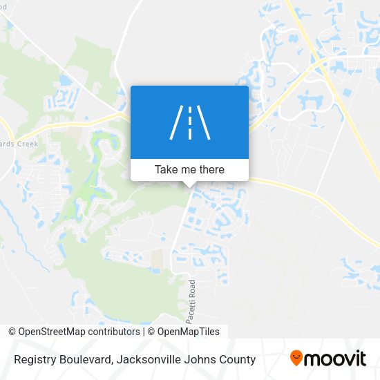 Registry Boulevard map