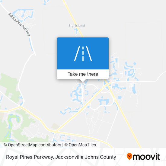 Royal Pines Parkway map