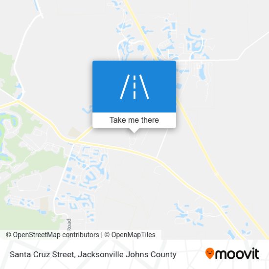Santa Cruz Street map