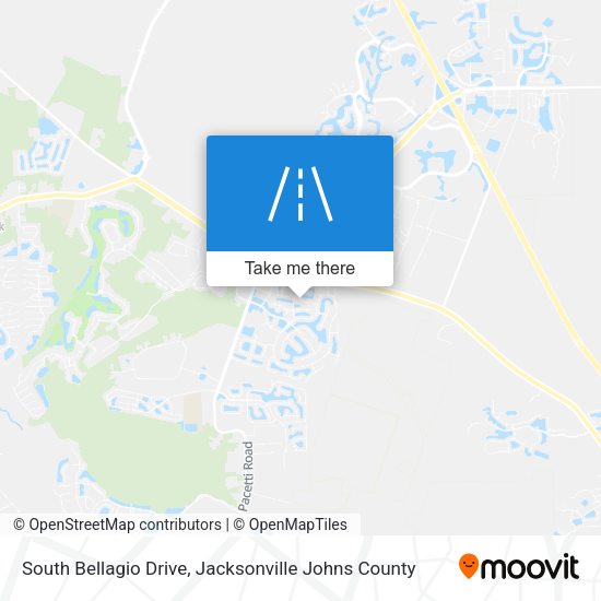 South Bellagio Drive map