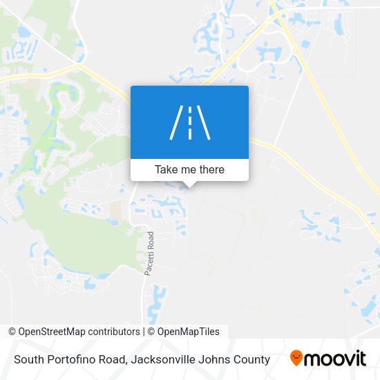 South Portofino Road map
