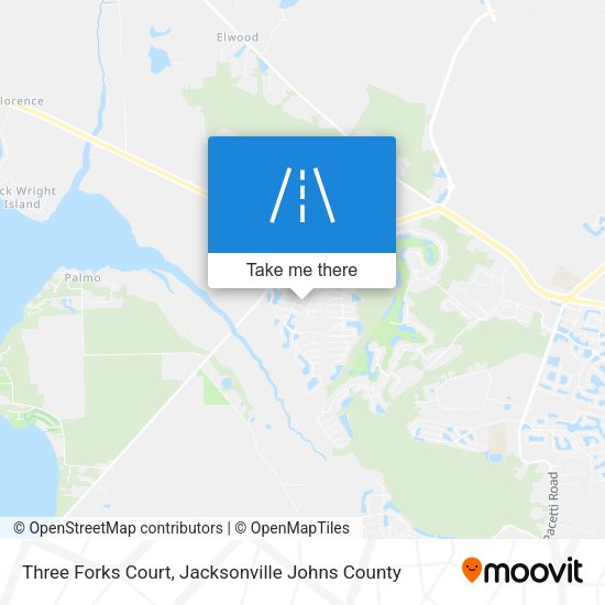 Three Forks Court map