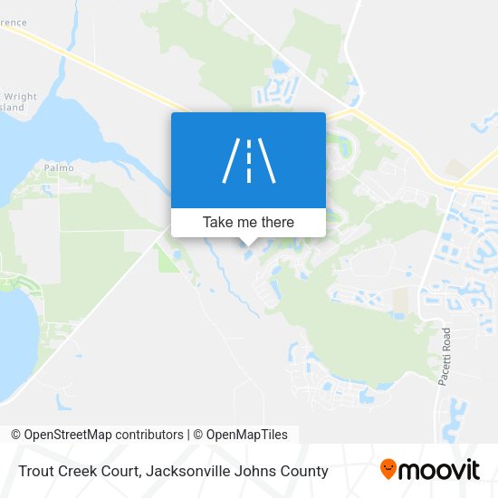 Mapa de Trout Creek Court
