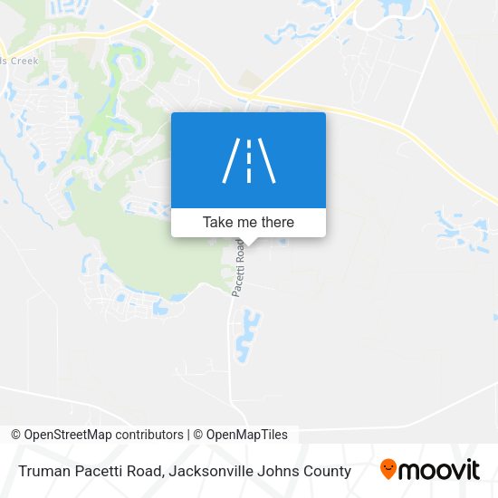 Mapa de Truman Pacetti Road