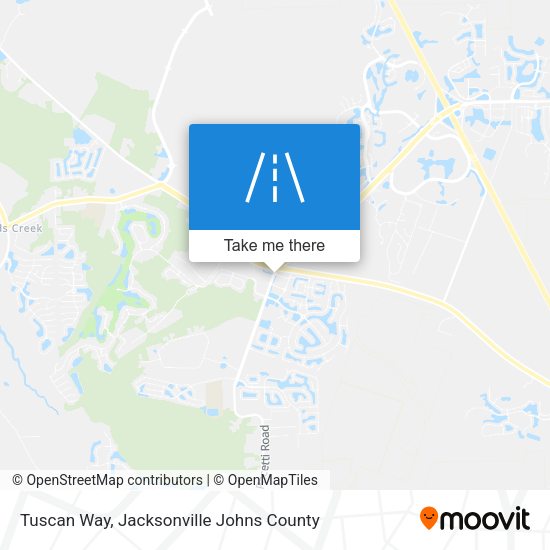Tuscan Way map