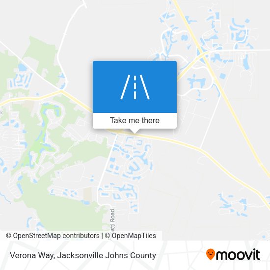 Verona Way map