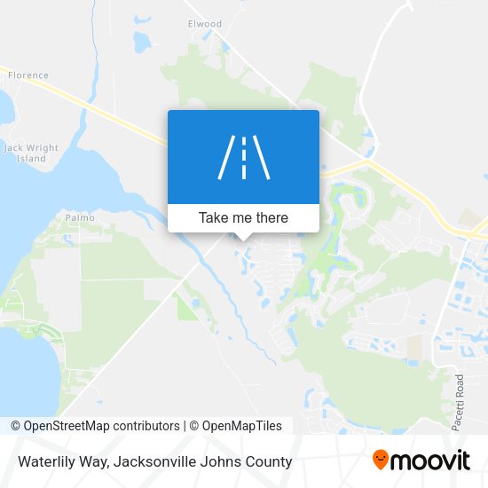 Waterlily Way map