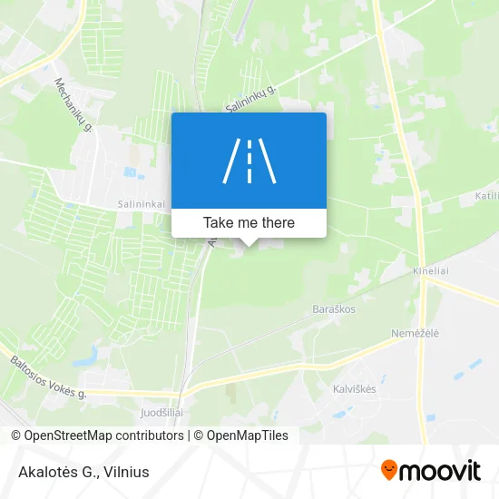 Карта Akalotės G.