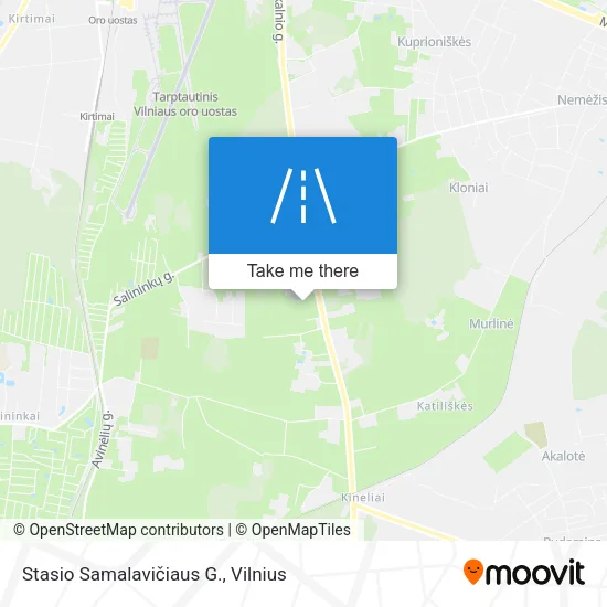 Stasio Samalavičiaus G. map