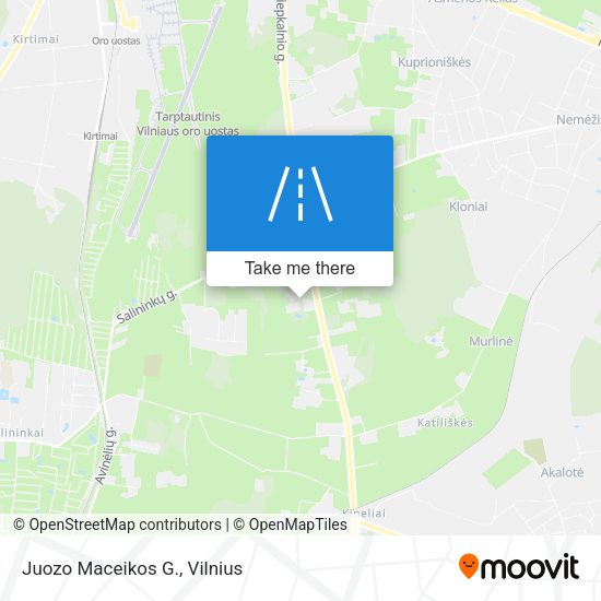 Juozo Maceikos G. map