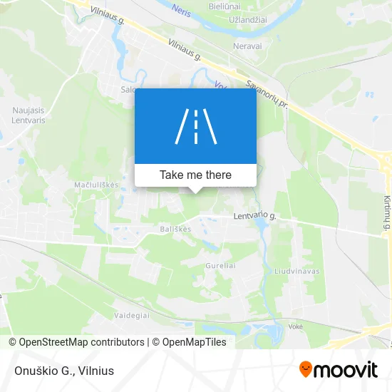 Карта Onuškio G.