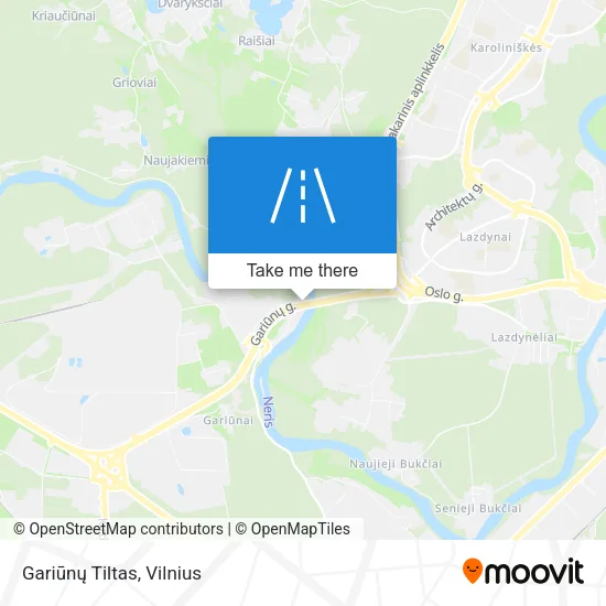 Карта Gariūnų Tiltas