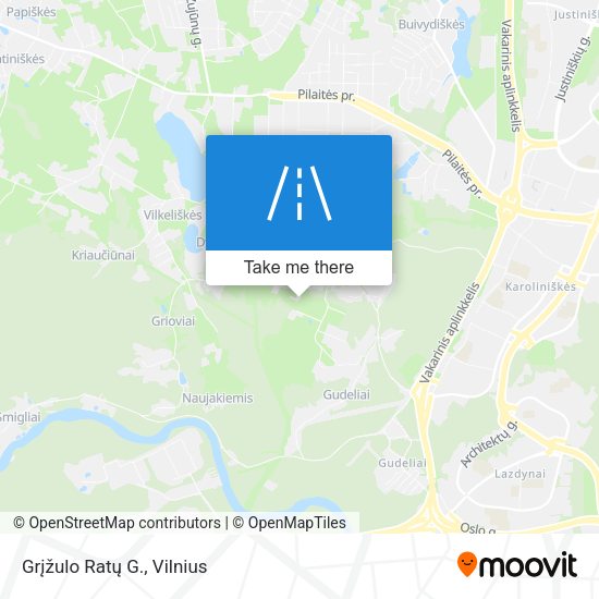 Grįžulo Ratų G. map