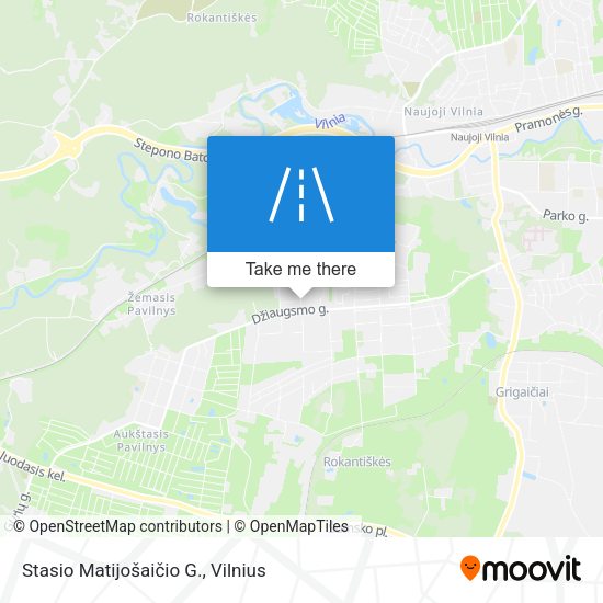 Stasio Matijošaičio G. map