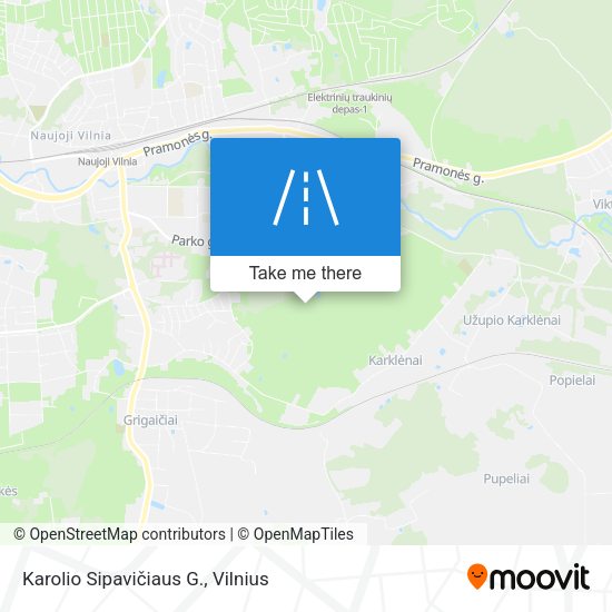 Karolio Sipavičiaus G. map