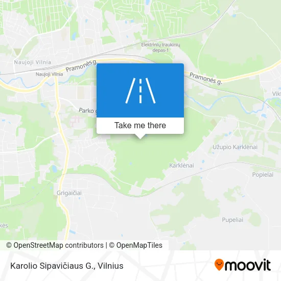 Карта Karolio Sipavičiaus G.