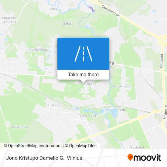 Карта Jono Kristupo Damelio G.