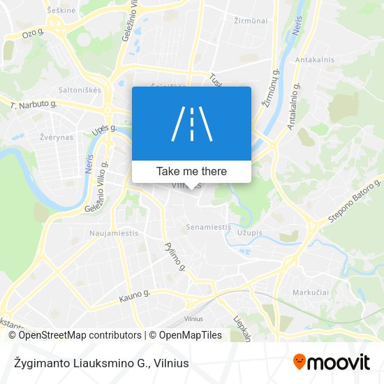 Žygimanto Liauksmino G. map