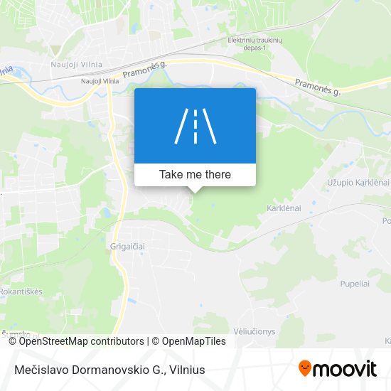 Mečislavo Dormanovskio G. map