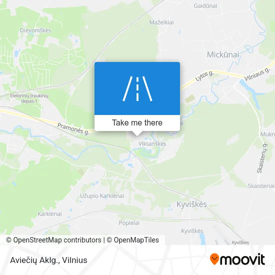 Aviečių Aklg. map