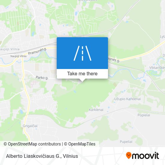 Alberto Liaskovičiaus G. map