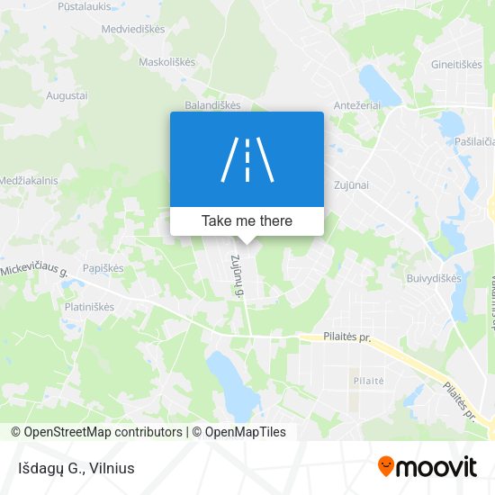 Išdagų G. map