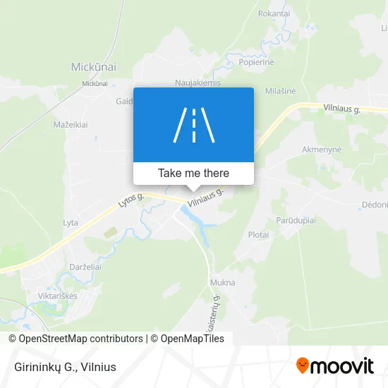 Girininkų G. map