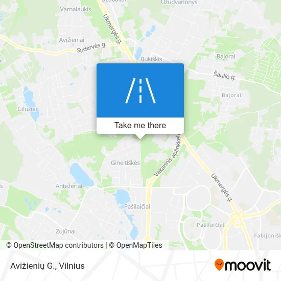 Avižienių G. map