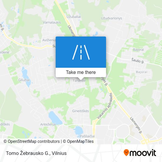 Tomo Žebrausko G. map