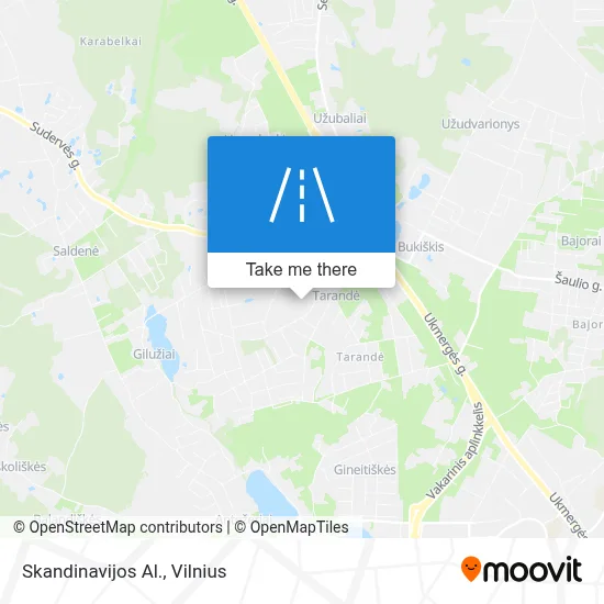 Skandinavijos Al. map