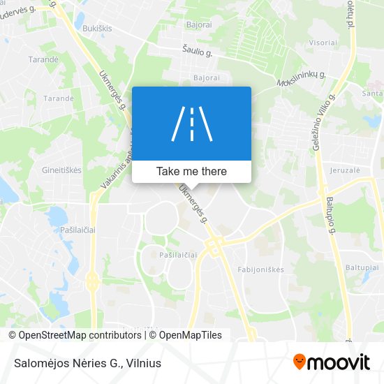 Salomėjos Nėries G. map