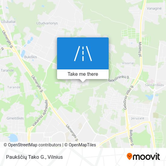 Paukščių Tako G. map