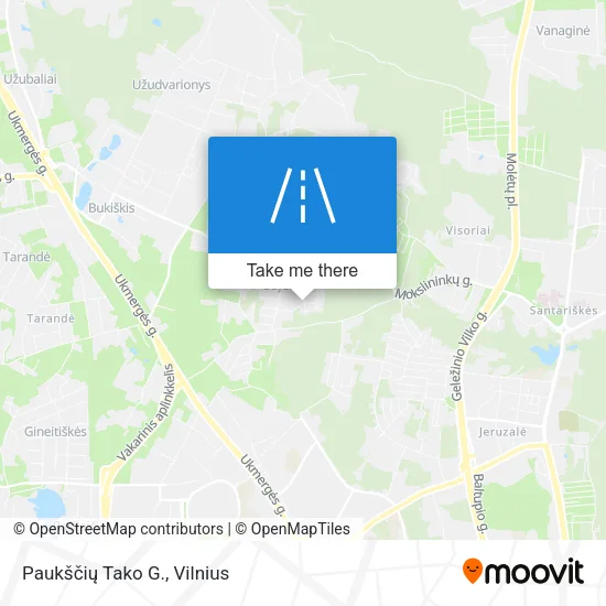Paukščių Tako G. map