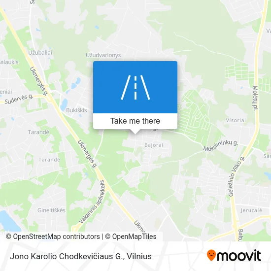 Jono Karolio Chodkevičiaus G. map