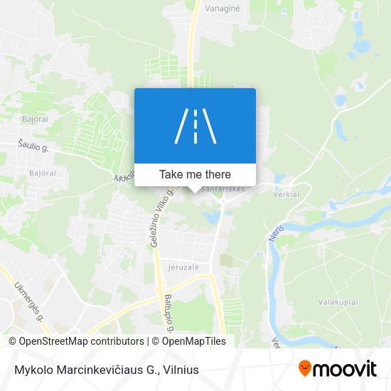 Mykolo Marcinkevičiaus G. map
