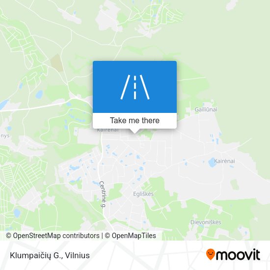 Klumpaičių G. map