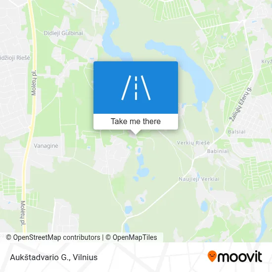 Aukštadvario G. map