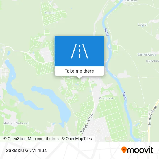 Sakiškių G. map