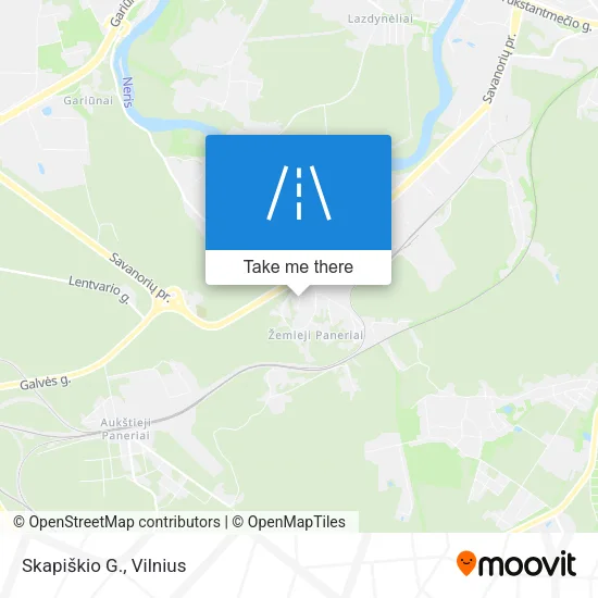 Skapiškio G. map