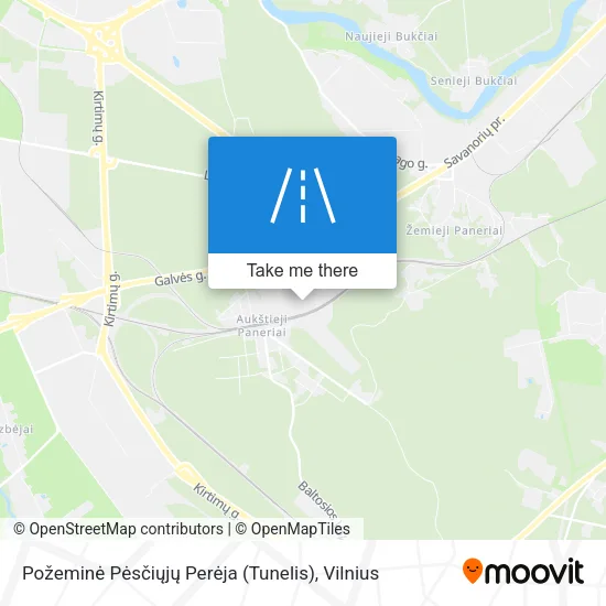 Požeminė Pėsčiųjų Perėja (Tunelis) map