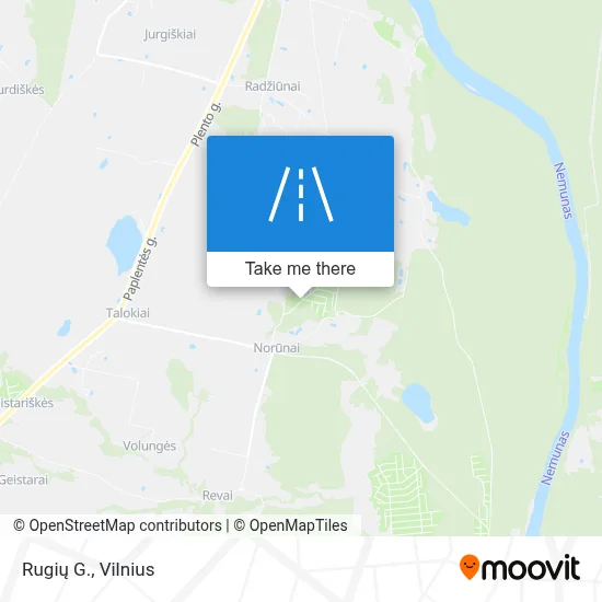 Rugių G. map