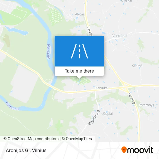 Aronijos G. map