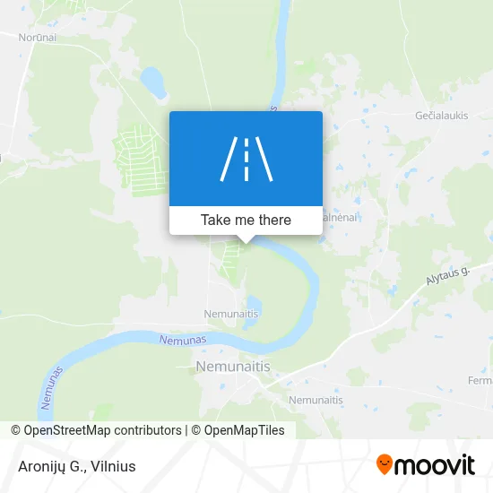 Aronijų G. map