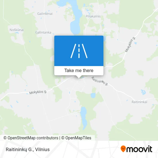 Raitininkų G. map
