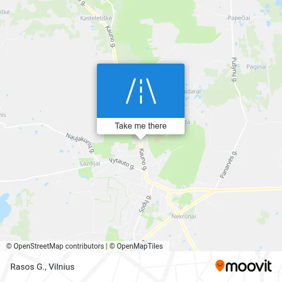Rasos G. map