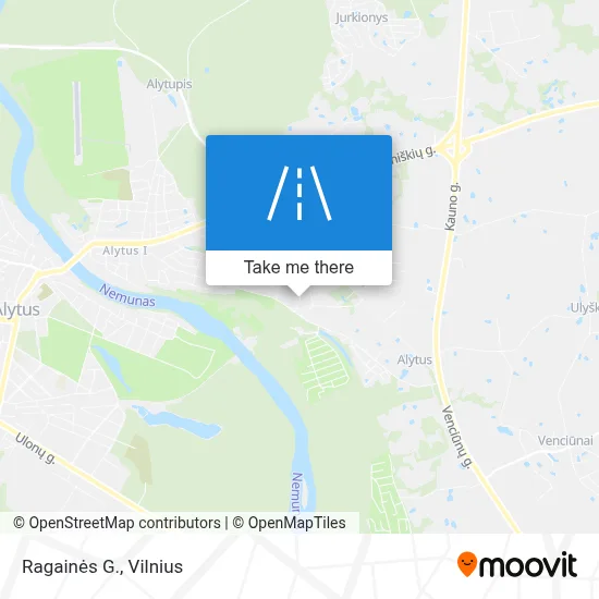 Ragainės G. map
