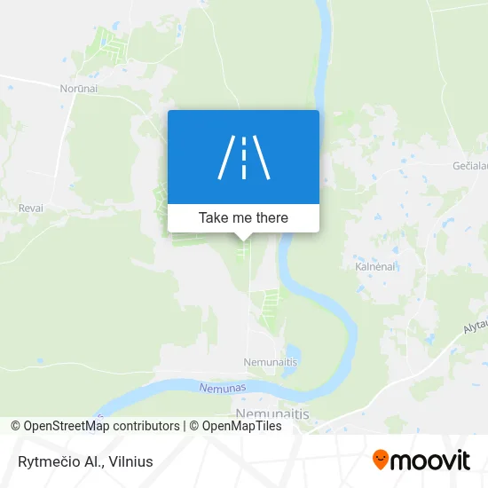 Rytmečio Al. map